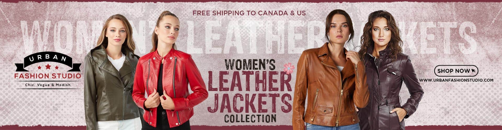 Red Leather Jackets Men & Women - 100% Premium Leather