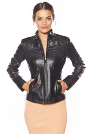 Women Authentic Leather Jacket 100% Online Shop, Beige, Brown,Maron