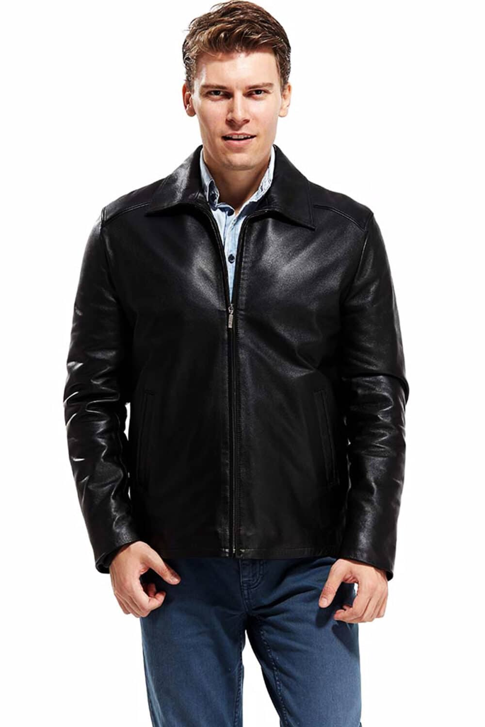 Black Men's Fashion Leather Jacket | Most Trendy Mens Jacket