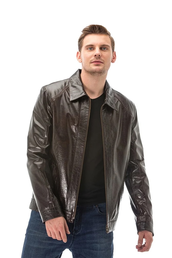 Mens Blazer Leather Jacket - Blazer Coat for Sale in Florida
