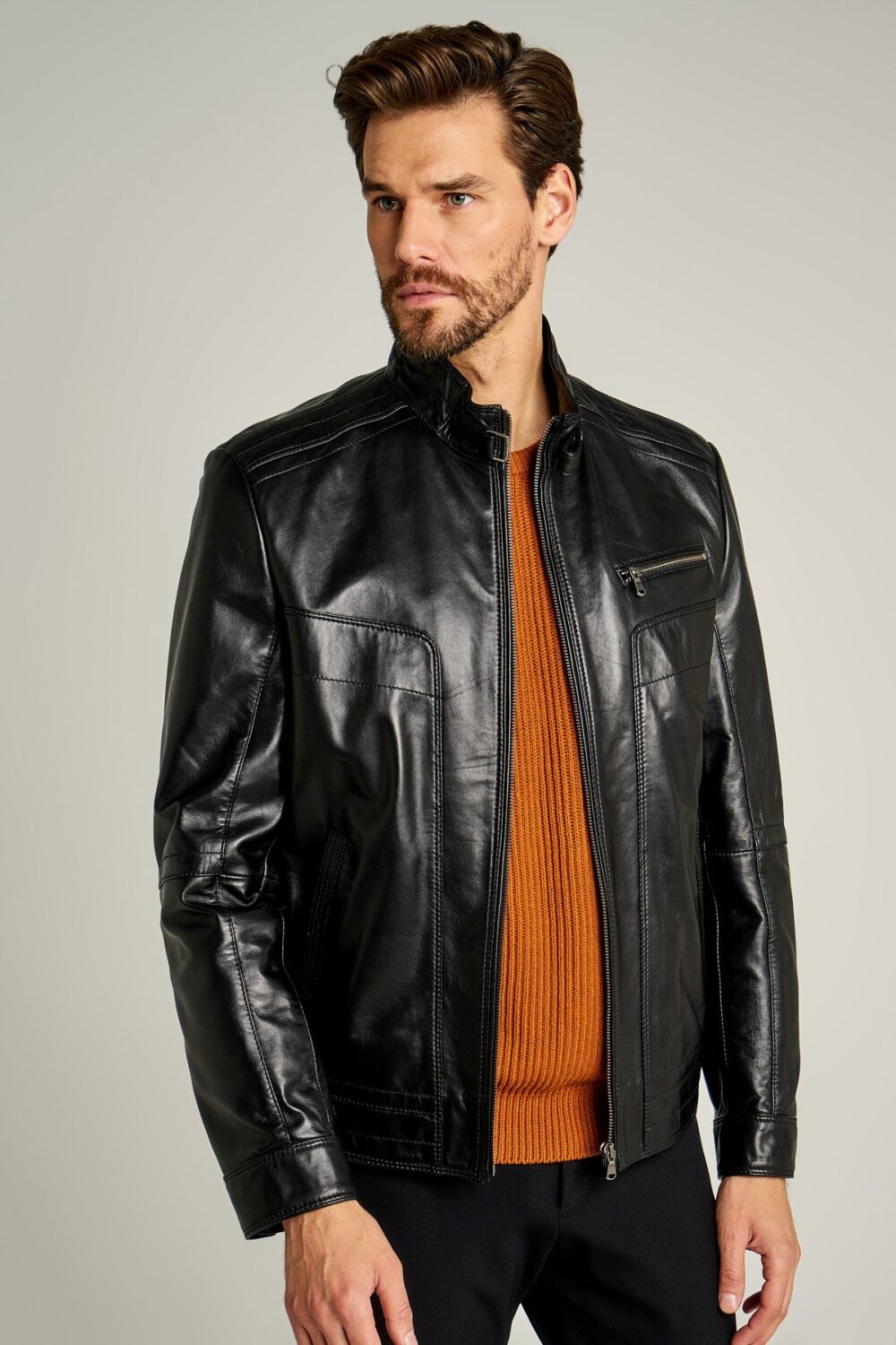 Mens Blazer Leather Jacket - Blazer Coat for Sale in Florida