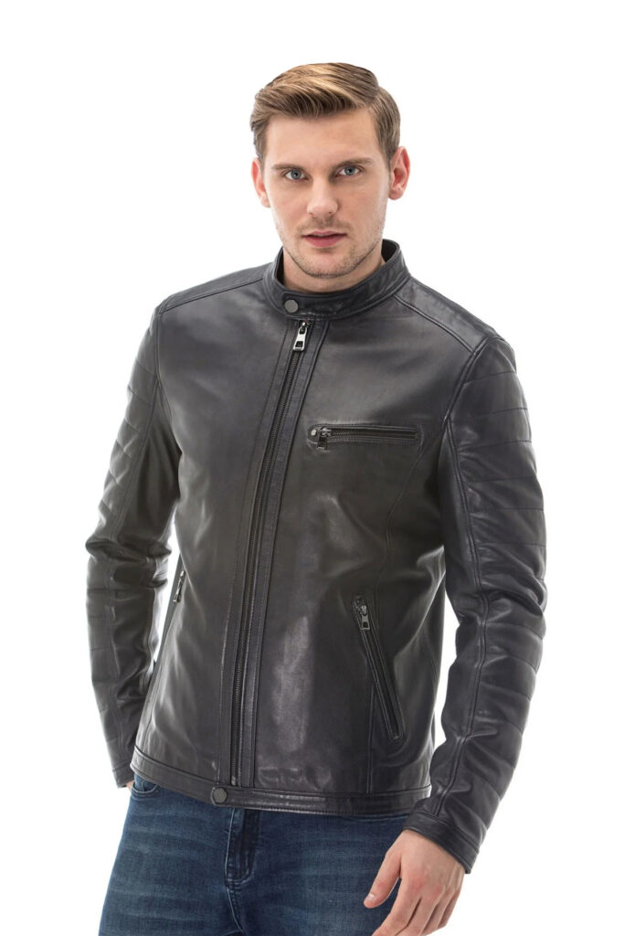 Mens Navy Blue Leather Jackets Archives - Urban Fashion Studio