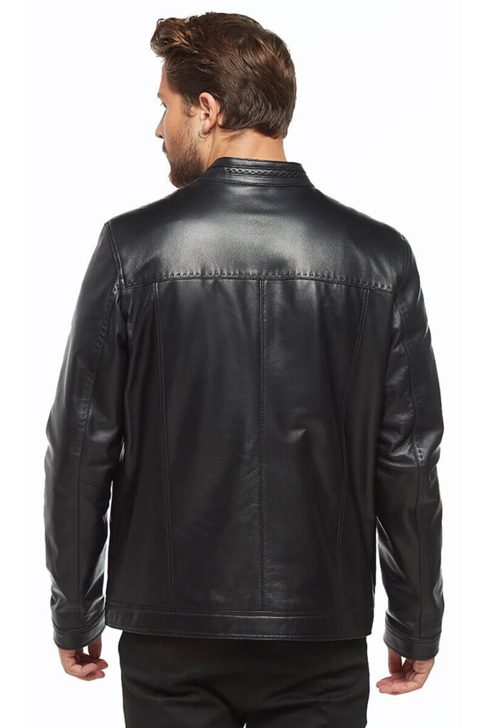 Quality Biker Jacket for Mens, Genuine Kawasaki Leather Coat