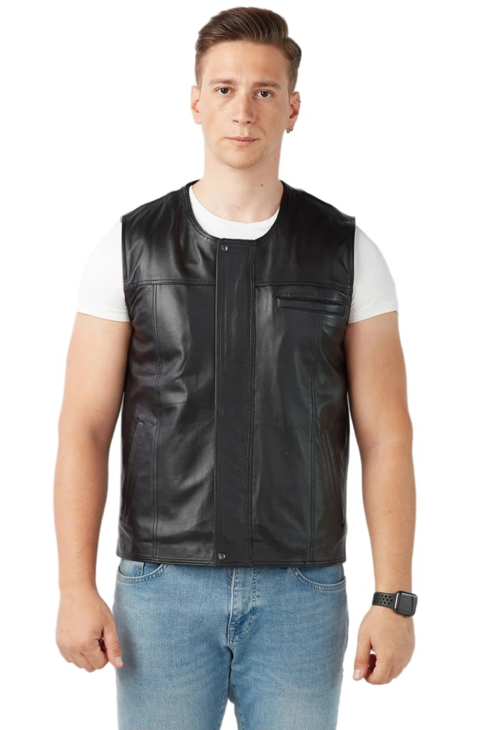 Most Stylish Mens Leather Vest Available For Sale Ufs 1933