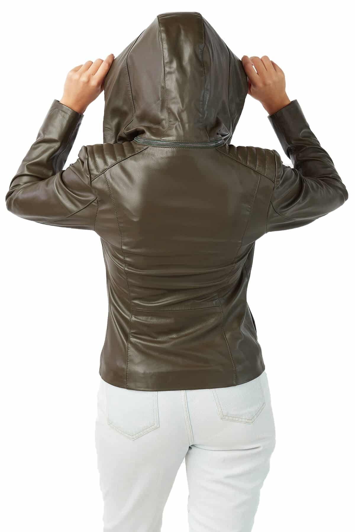 Herringbone Leather Long Coat - Ready-to-Wear 1AC2UK
