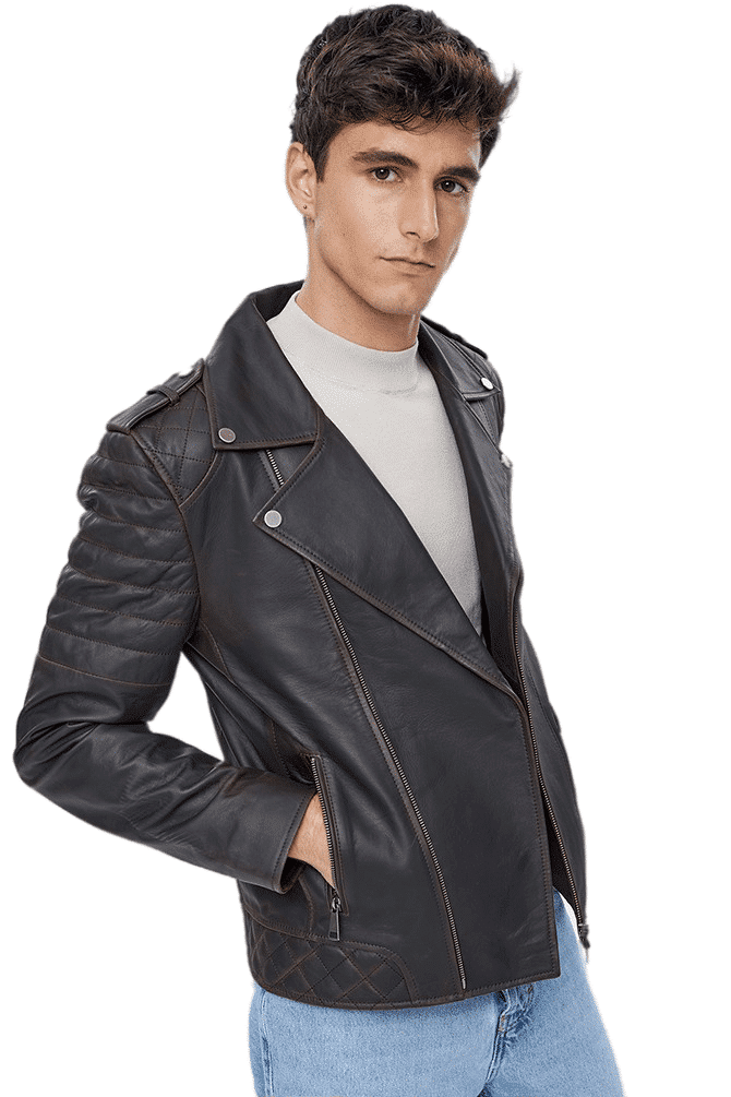 Casual Black Leather Jacket - Buy Mens Plain Leather Jacket